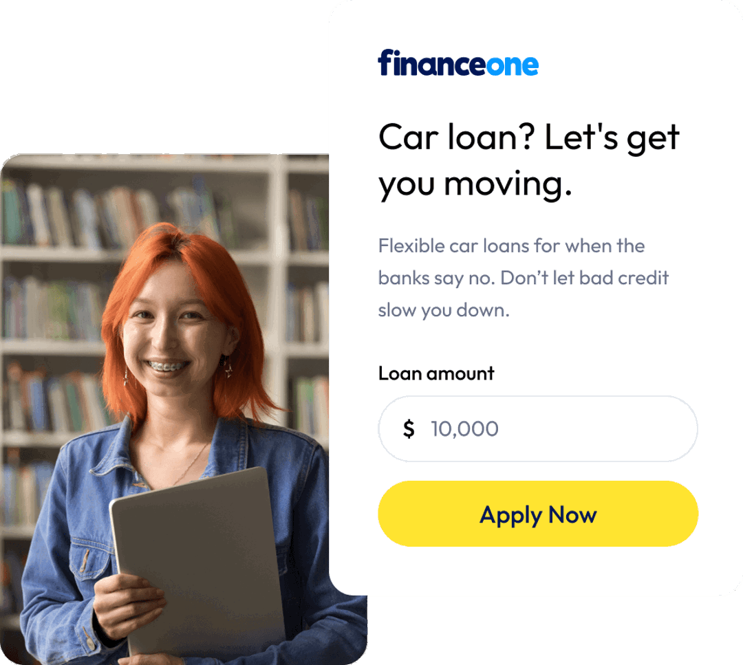Brisbane car finance that will get you on the road again.
