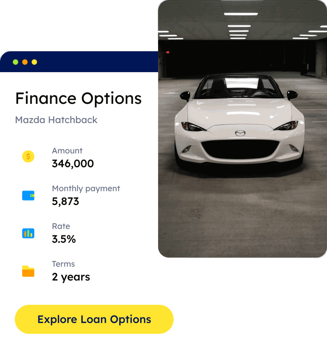 Can I apply for a  Car Loan?