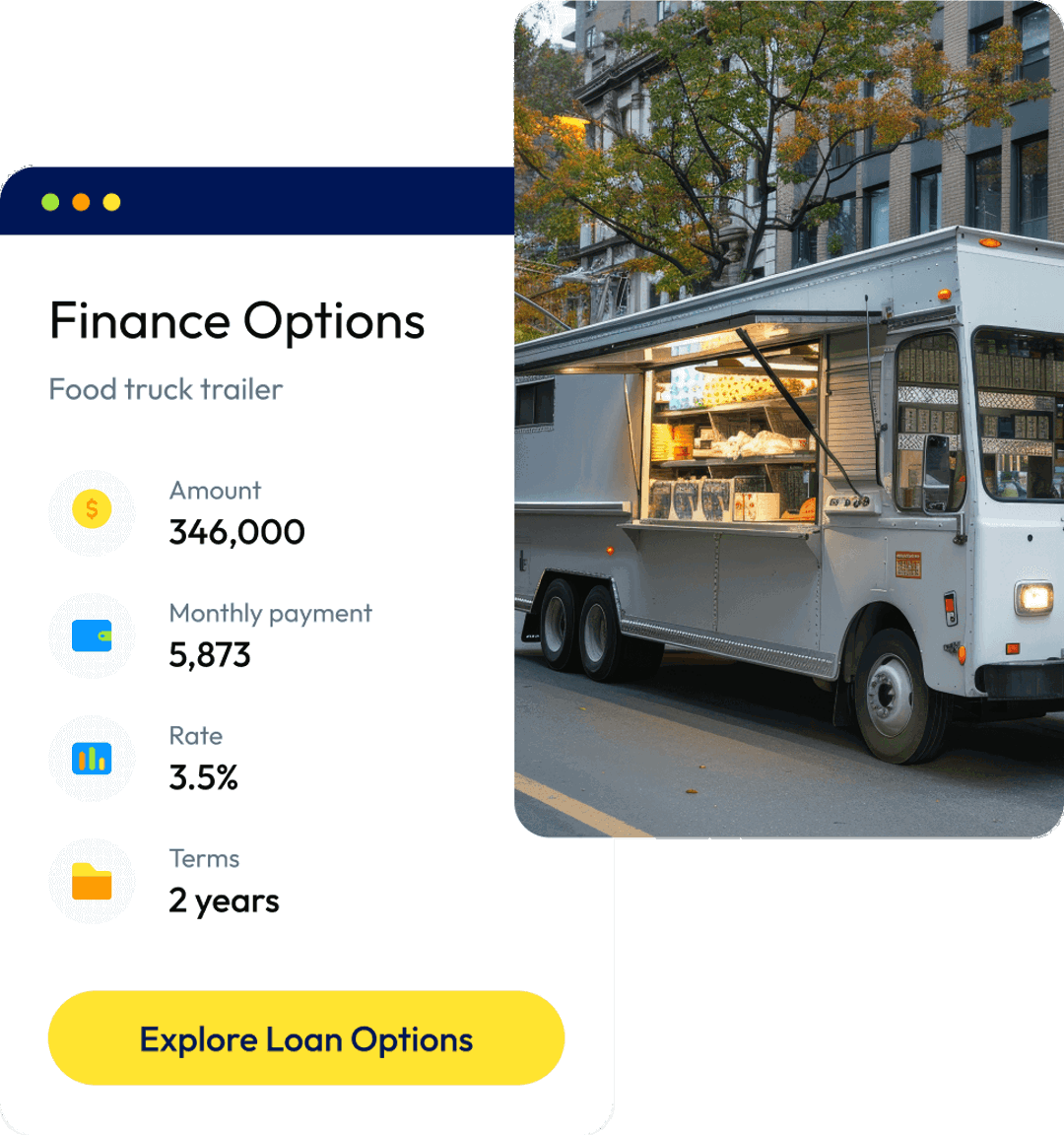 Can I apply for a  Food Truck Loan?
