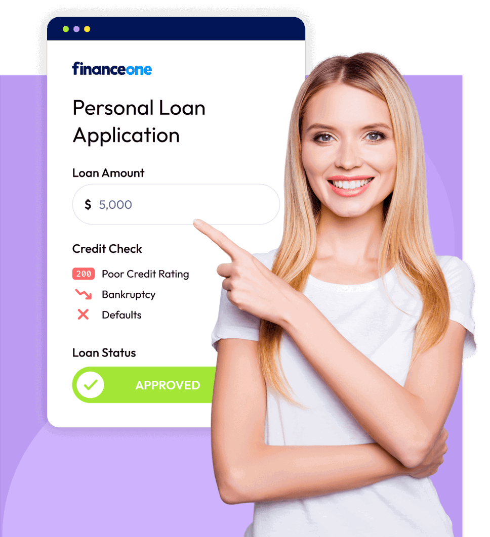 Loan? Bad credit?
No problem!