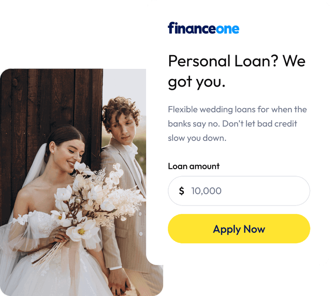 Finance One Wedding Loan
