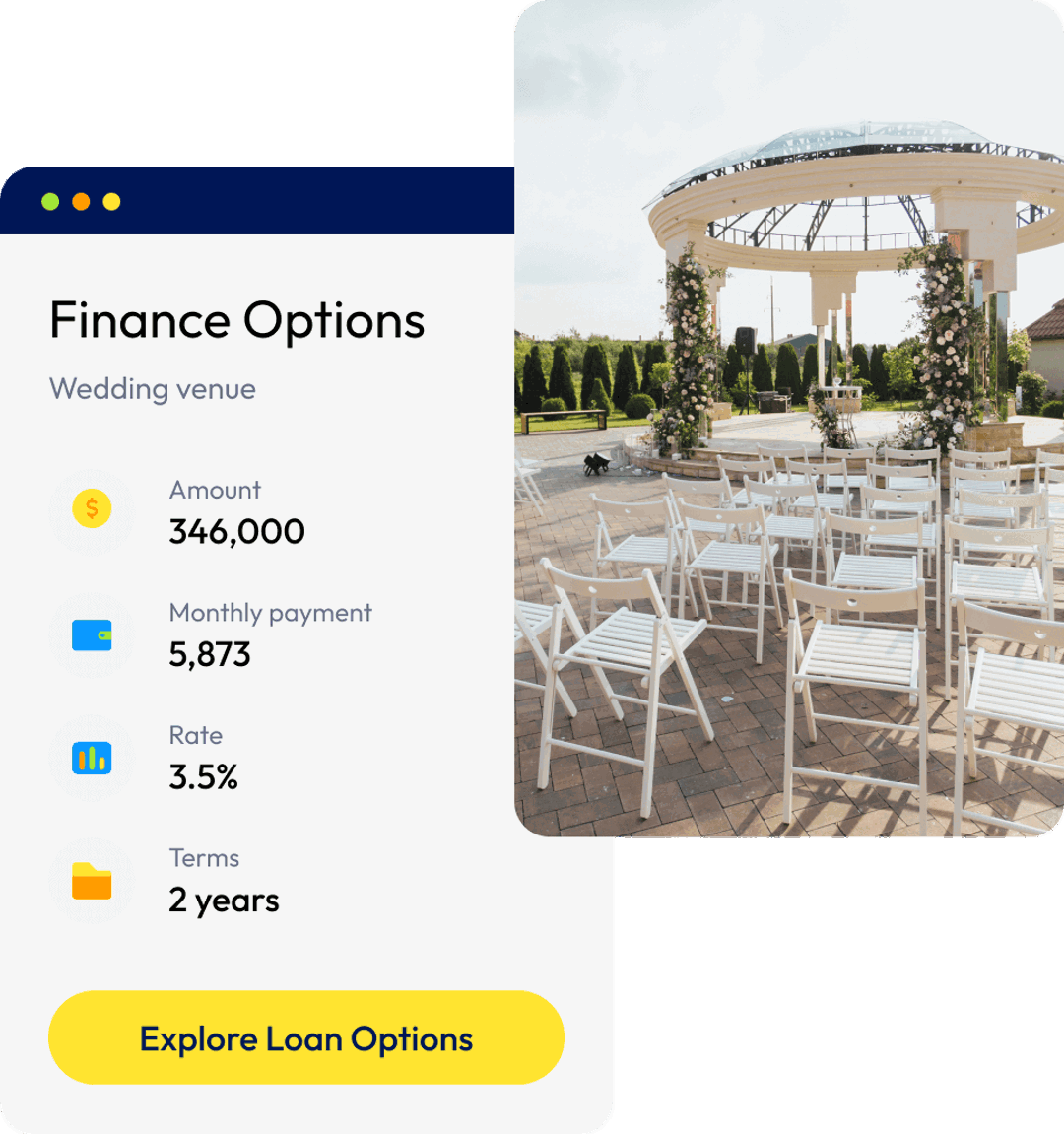 Can I apply for a  Wedding Loan?